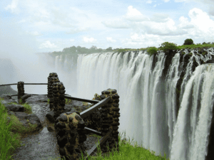 View of the Victoria Falls